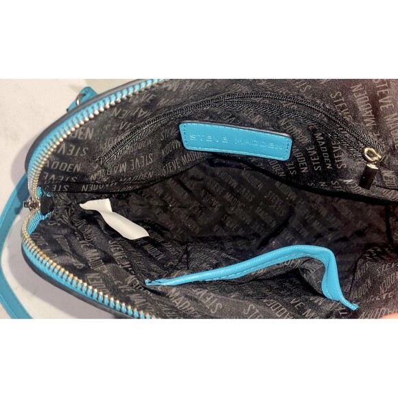 Steve Madden Crossbody Purse Handbag Aqua Blue Color NWoT - Picture 11 of 11